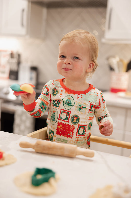 Letters To Santa Two Piece Bamboo Pajamas