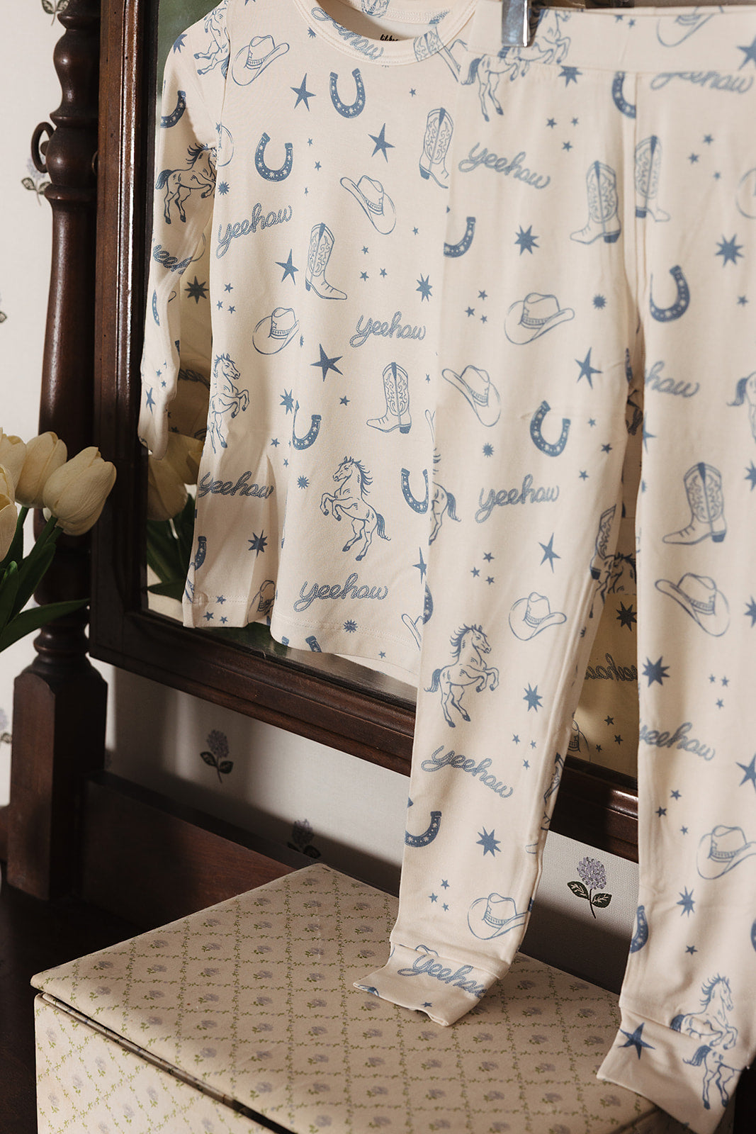 Rodeo Dreams Two Piece Bamboo Pajamas