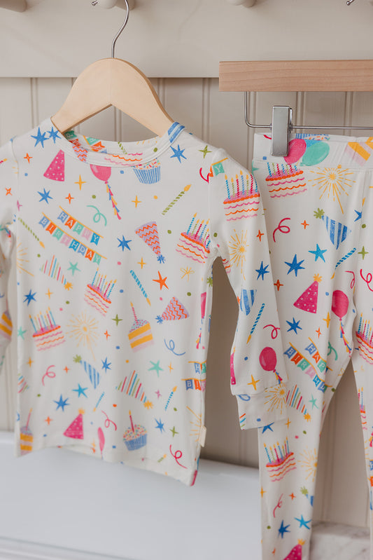Confetti & Cake Two Piece Bamboo Pajamas