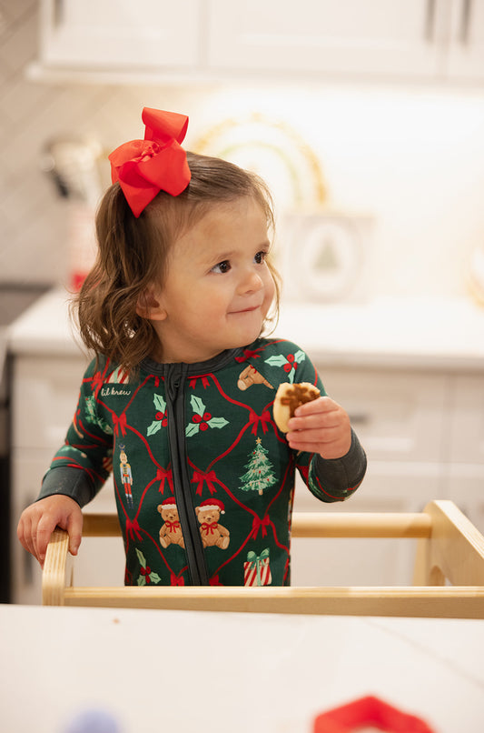 Bear-y Christmas Bamboo Zip Pajamas
