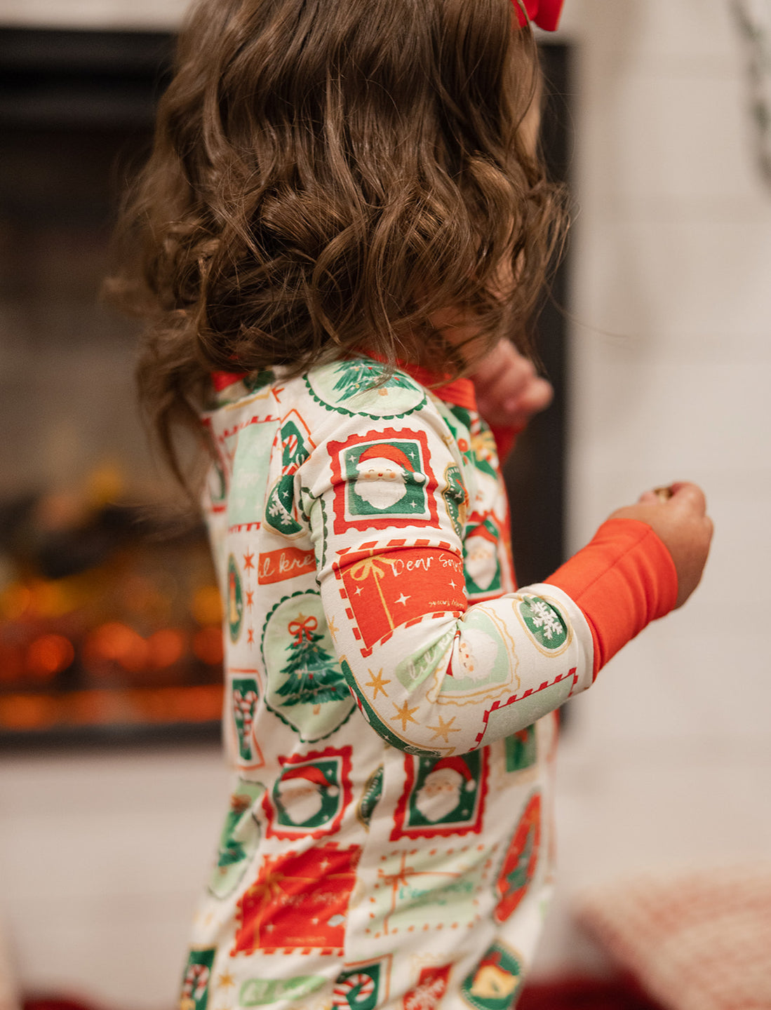 Letters to Santa Bamboo Zip Pajamas