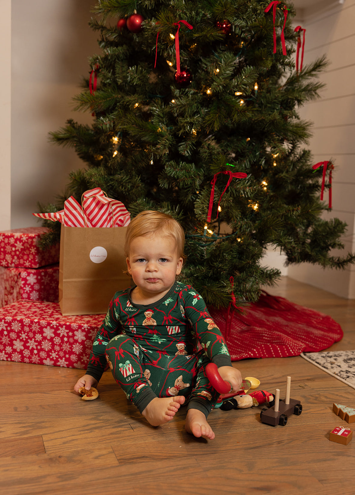 Bear-y Christmas Two Piece Bamboo Pajamas