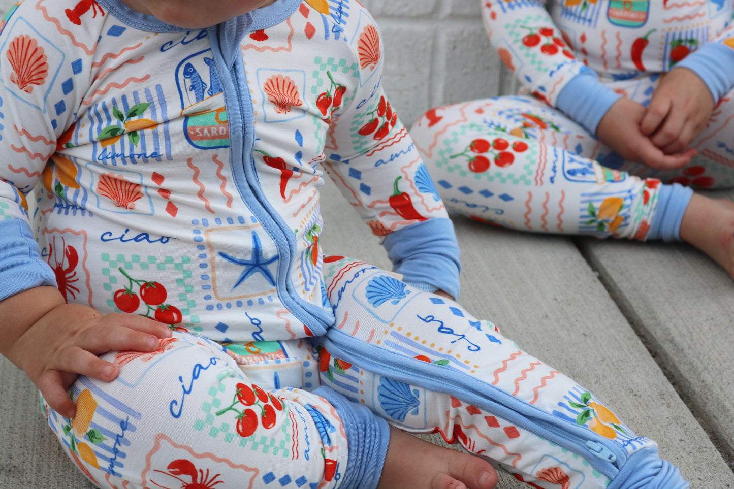 Ciao Baby Bamboo Zip Pajamas