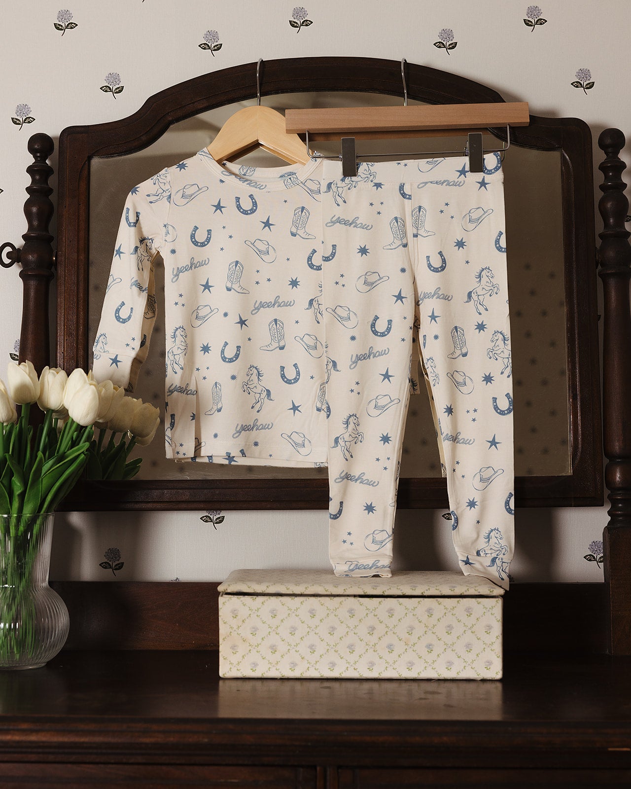 Rodeo Dreams Two Piece Bamboo Pajamas