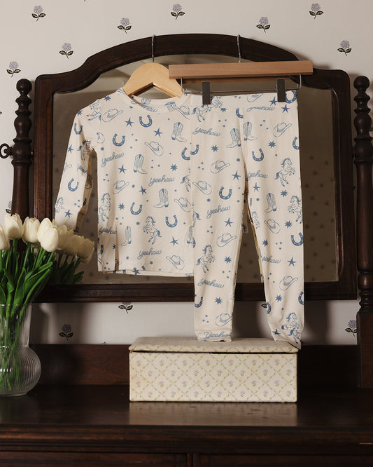 Rodeo Dreams Two Piece Bamboo Pajamas