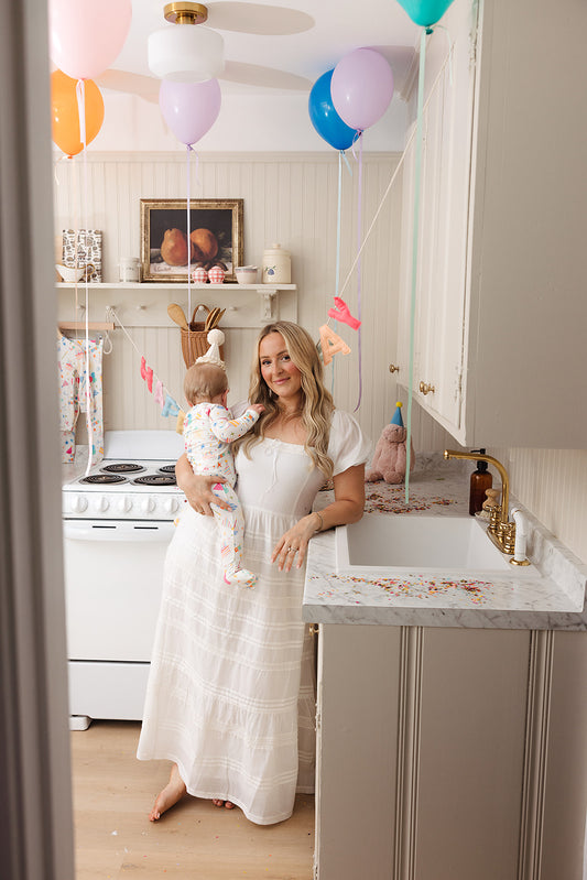 Confetti & Cake Bamboo Zip Pajamas (Pre Order Only)