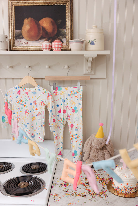 Confetti & Cake Two Piece Bamboo Pajamas