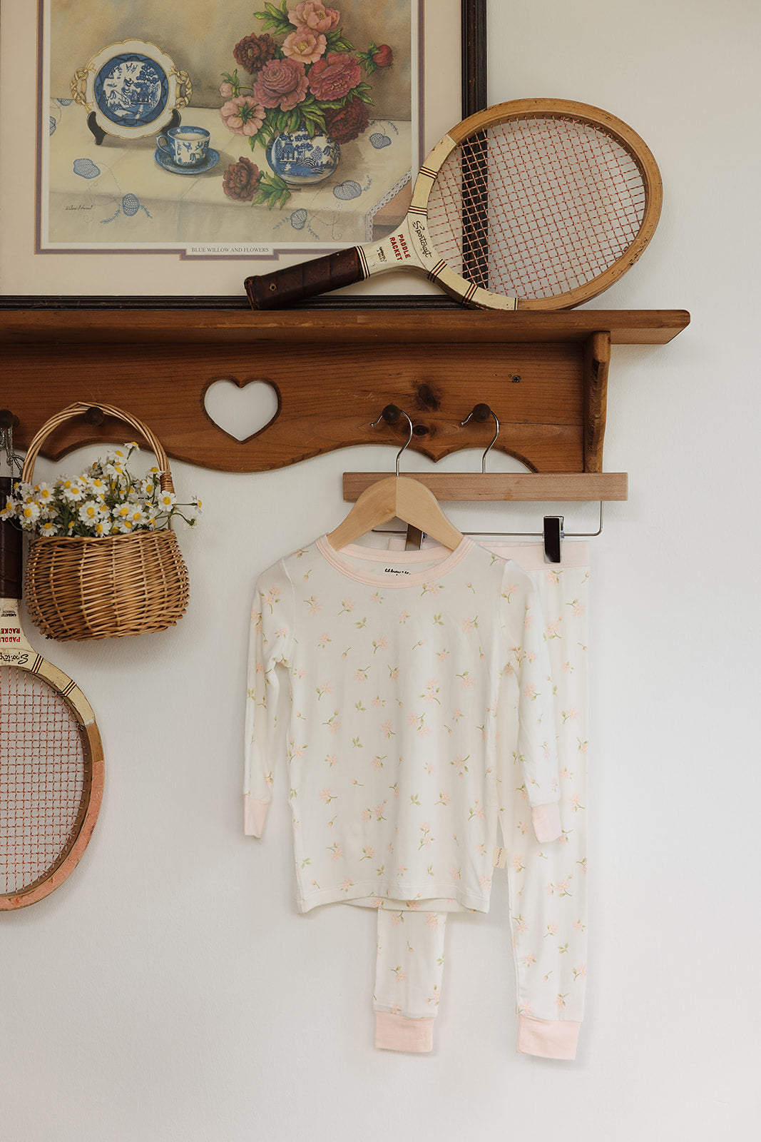 Sweet Daisy Two Piece Bamboo Pajamas