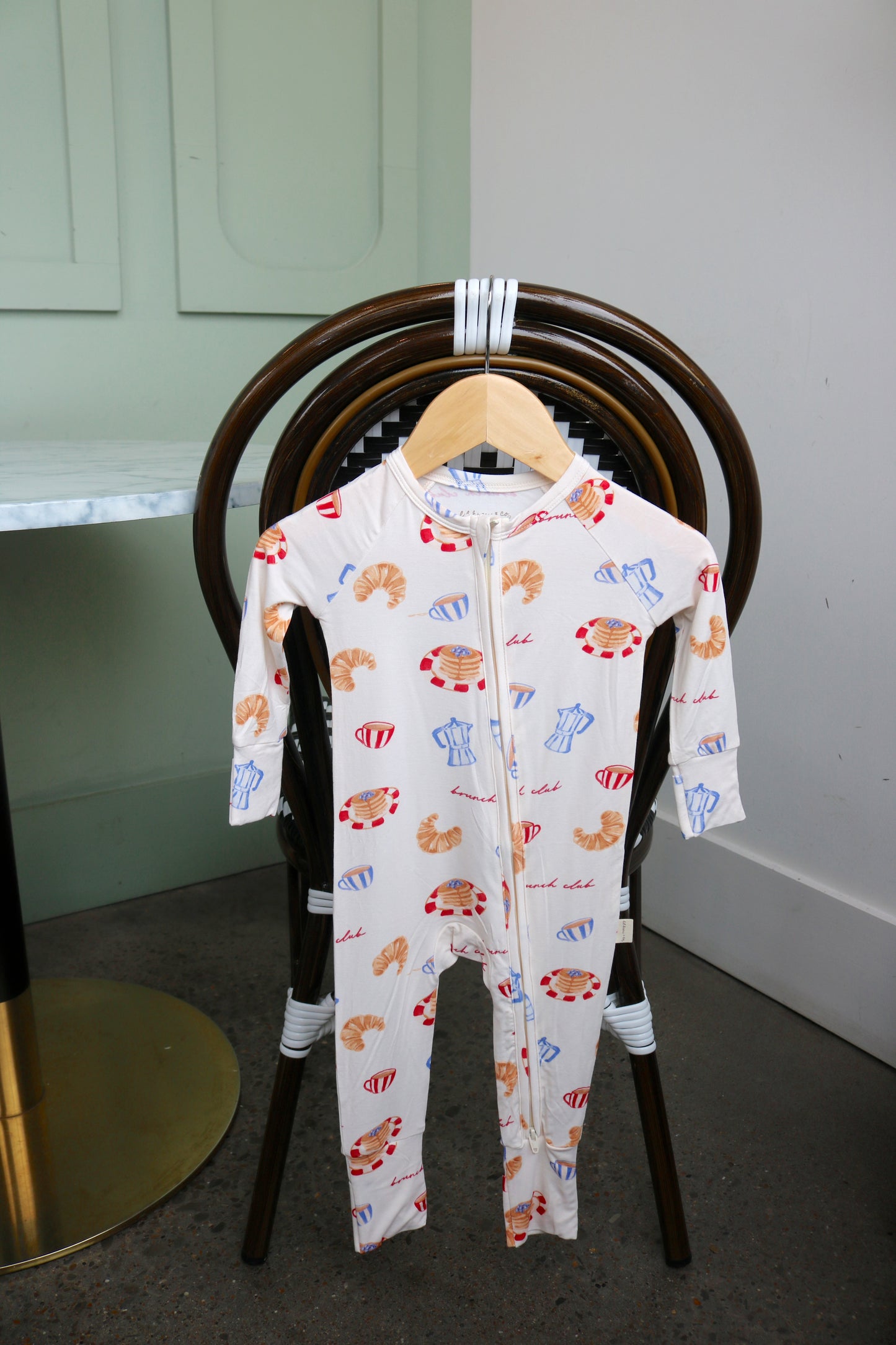 Brunch Club Bamboo Zip Pajamas
