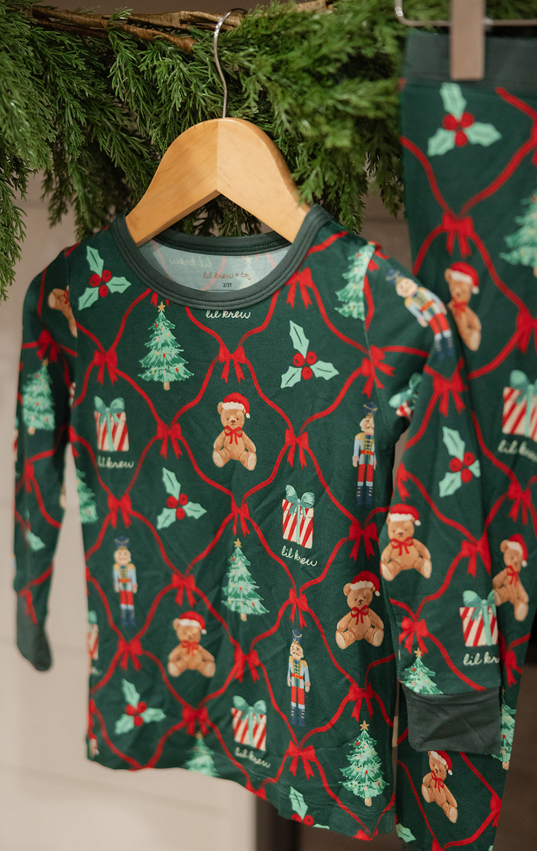 Bear-y Christmas Two Piece Bamboo Pajamas