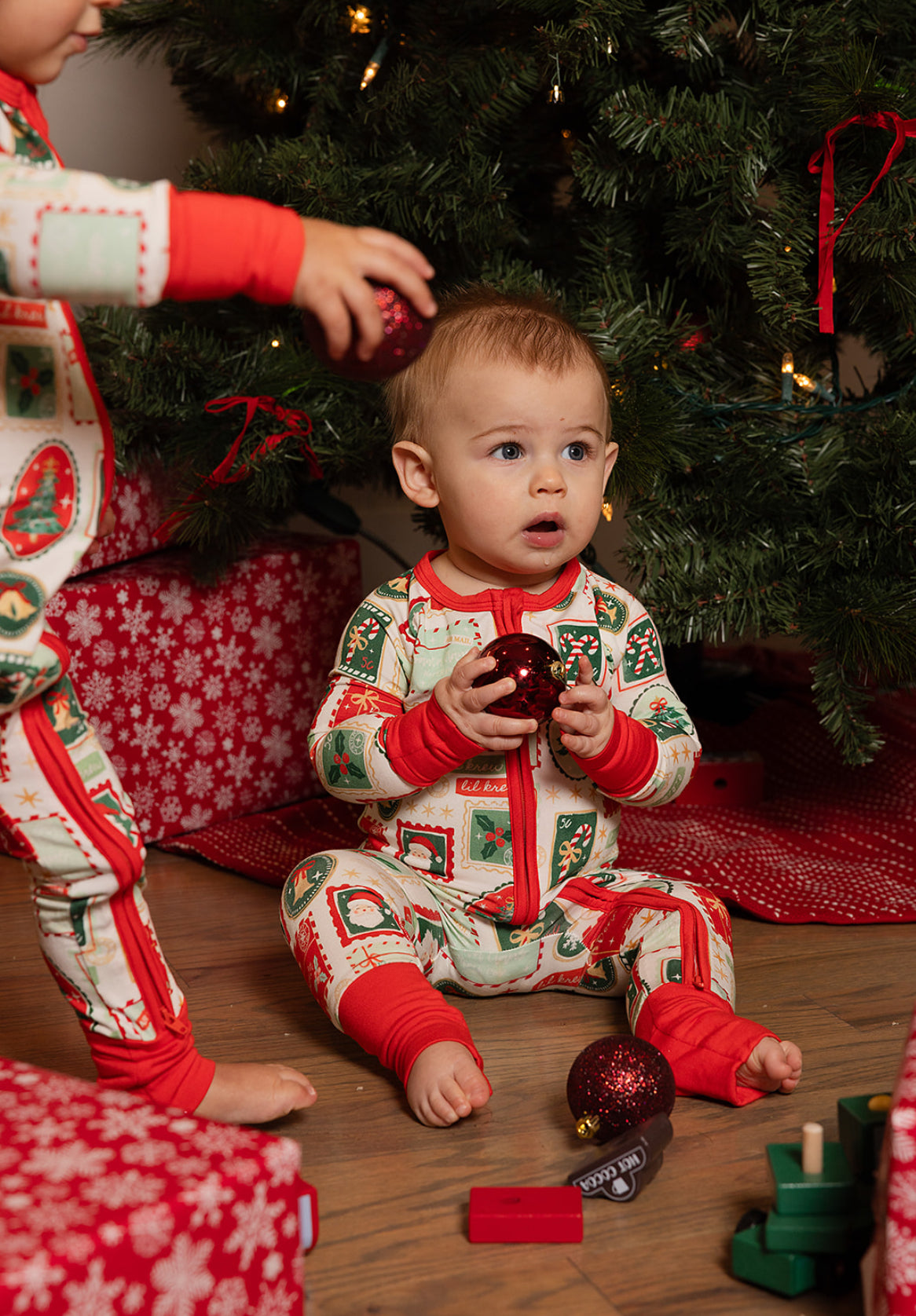 Letters to Santa Bamboo Zip Pajamas