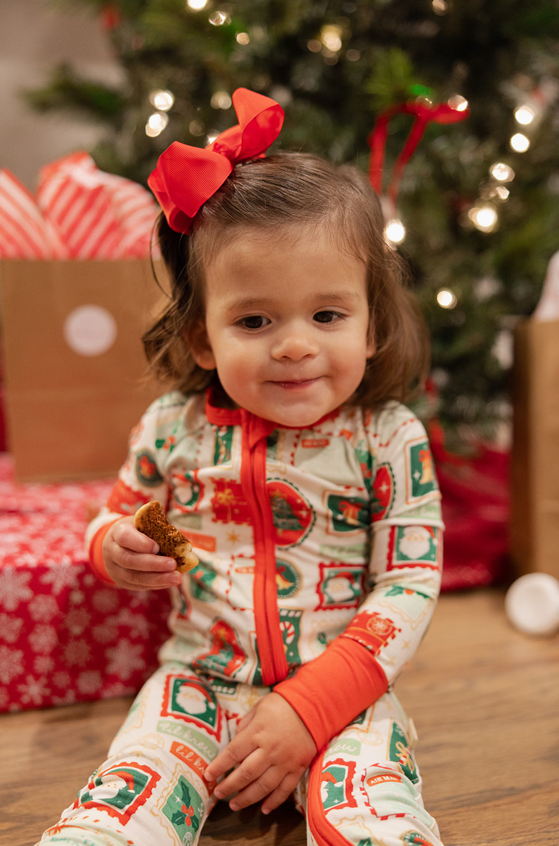 Letters to Santa Bamboo Zip Pajamas
