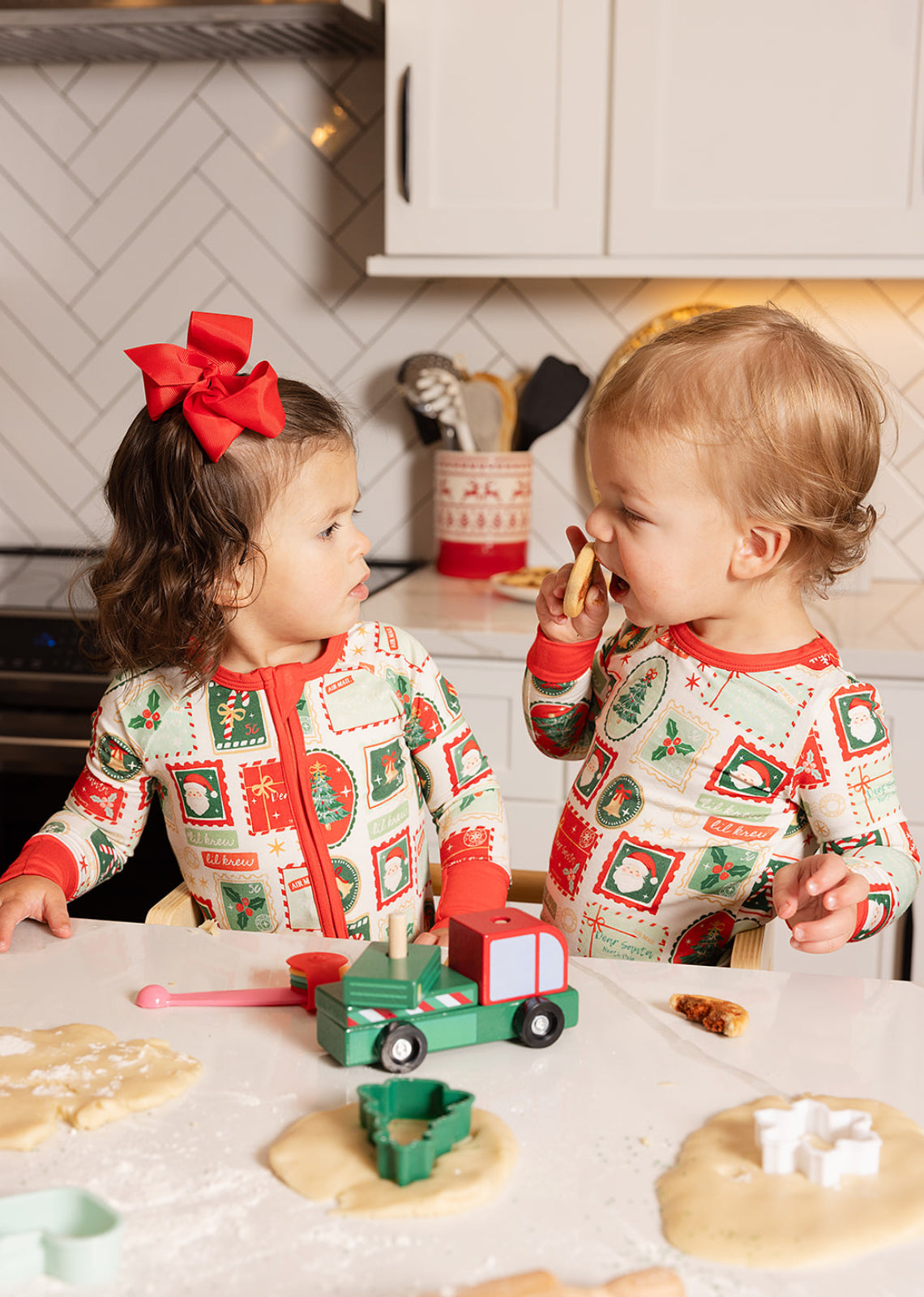 Letters To Santa Two Piece Bamboo Pajamas