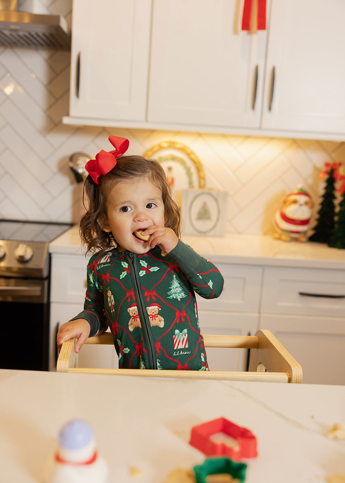 Bear-y Christmas Bamboo Zip Pajamas
