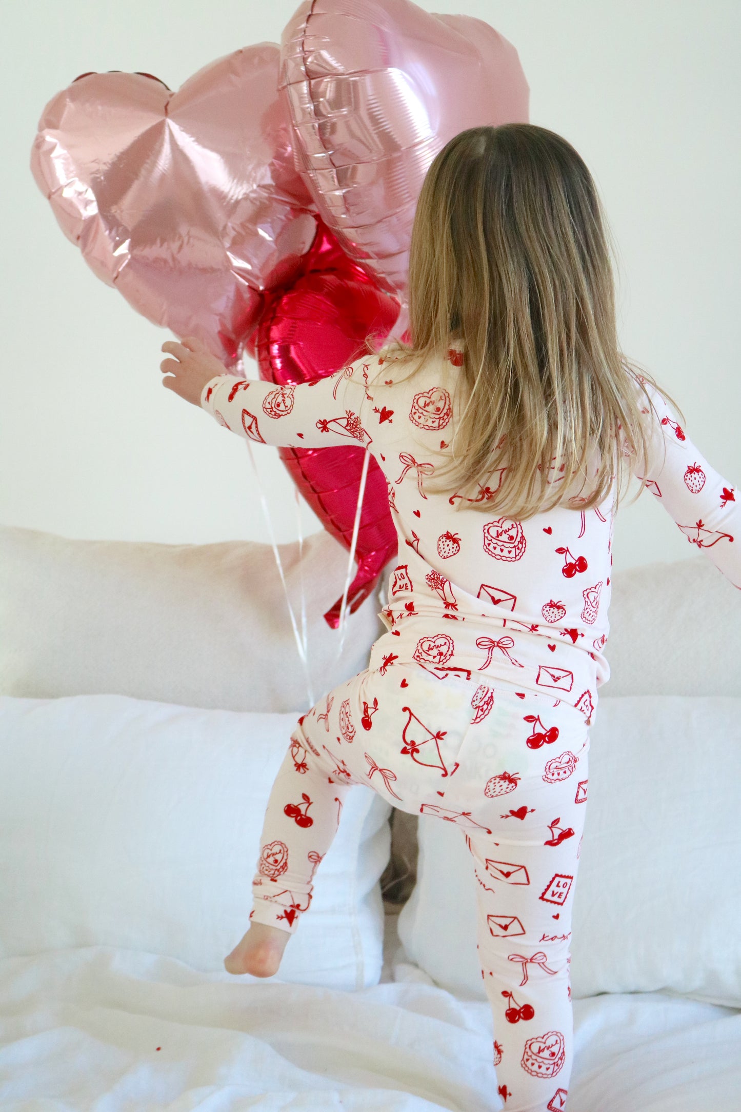 Love Letters Two Piece Bamboo Pajamas