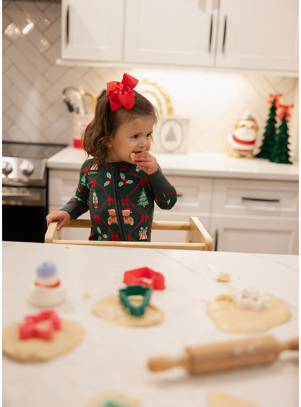 Bear-y Christmas Bamboo Zip Pajamas