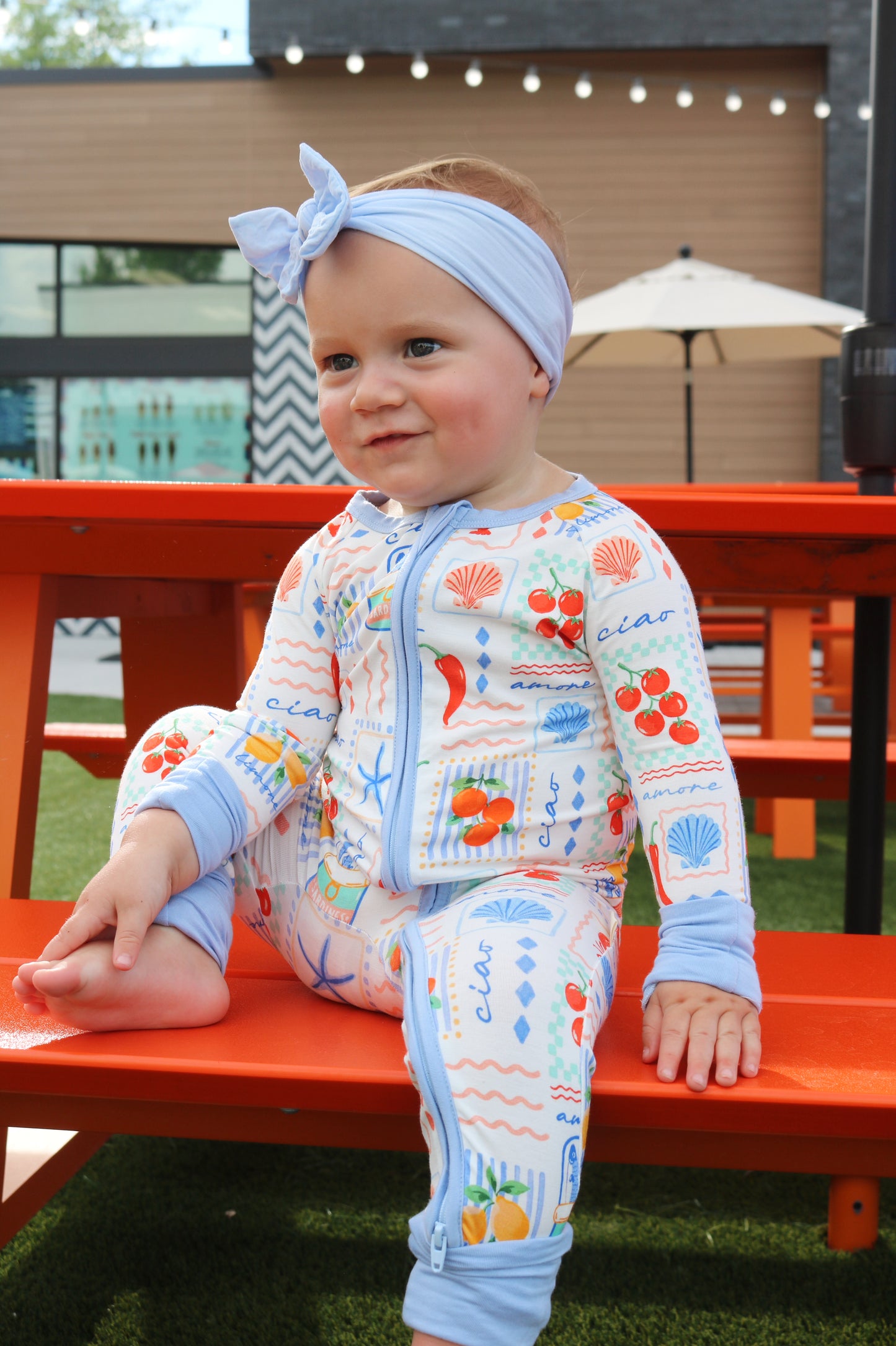 Ciao Baby Bamboo Zip Pajamas