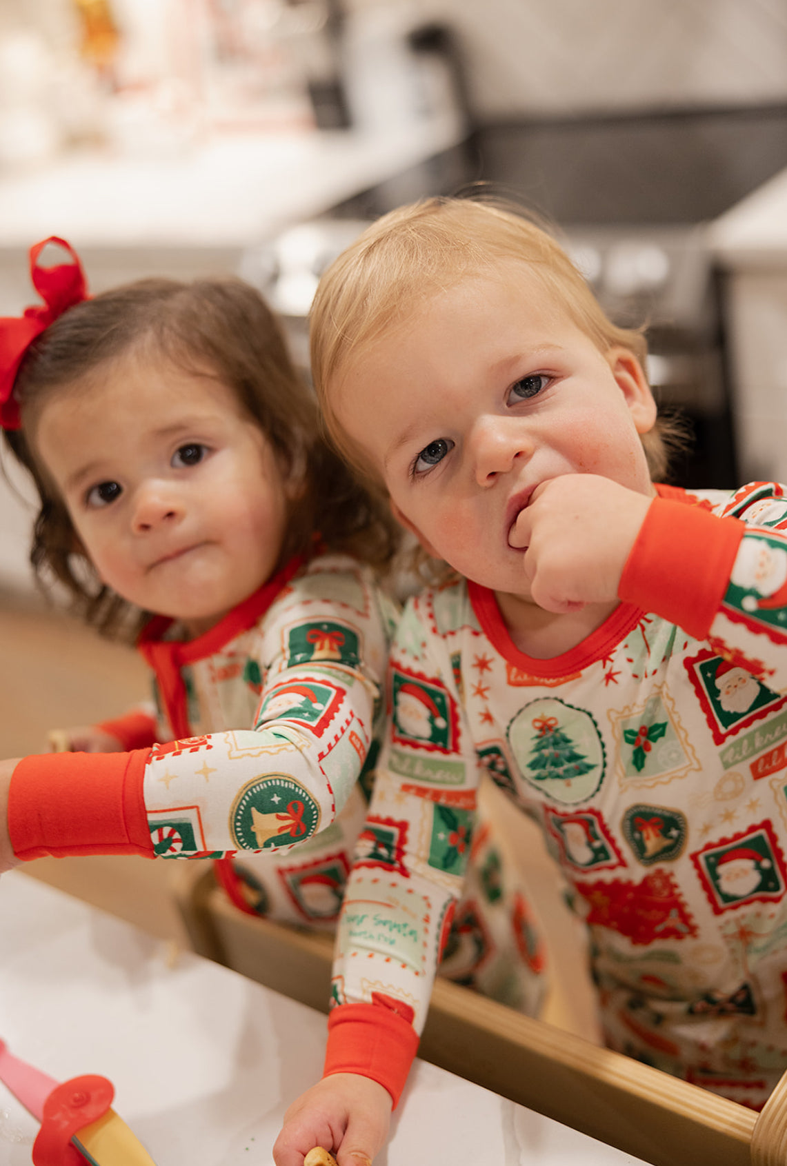 Letters To Santa Two Piece Bamboo Pajamas