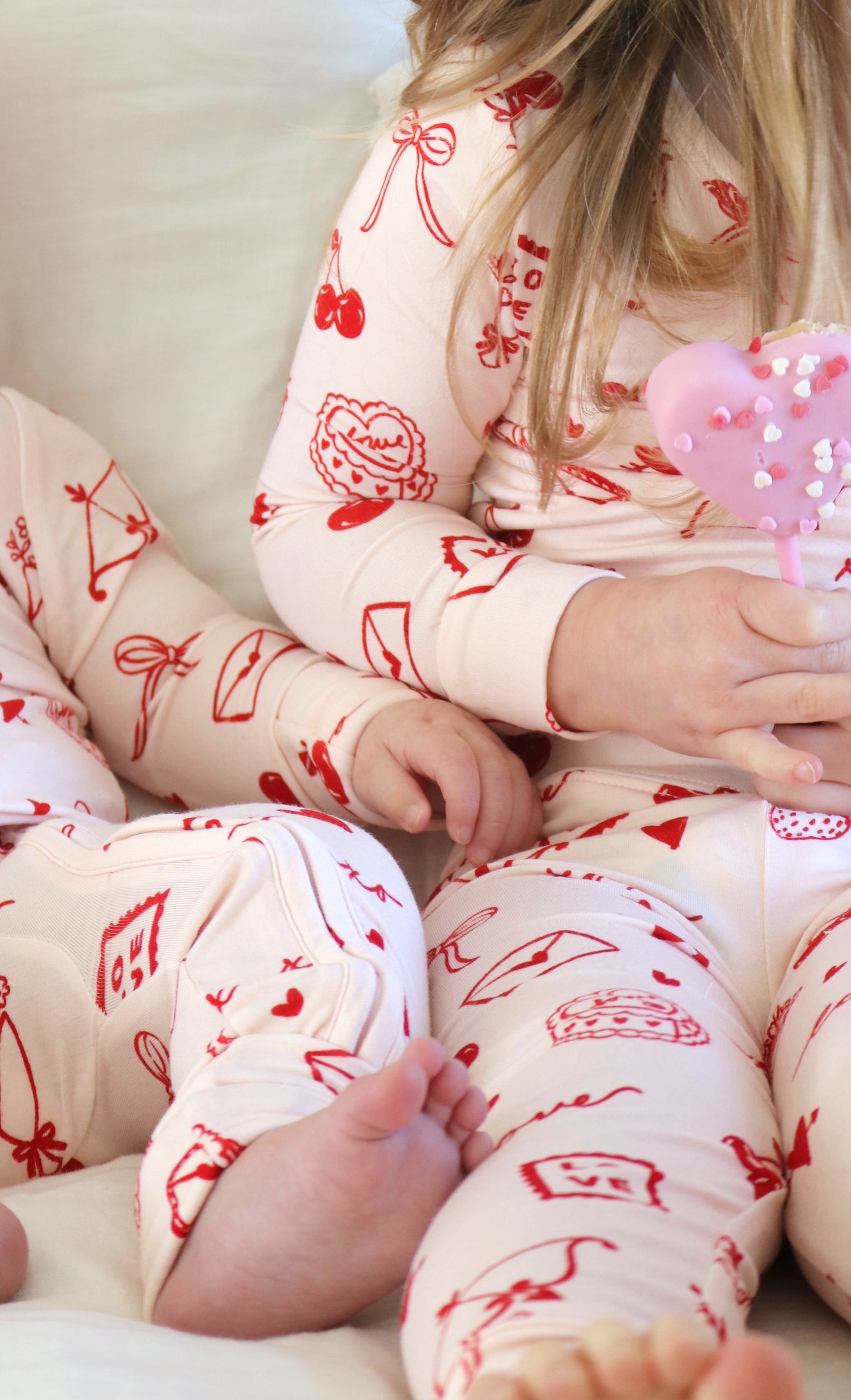 Love Letters Two Piece Bamboo Pajamas