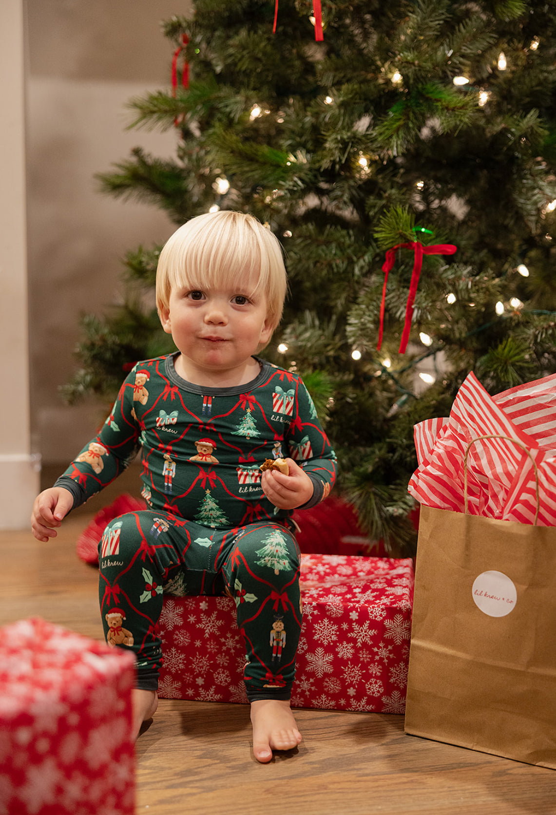 Bear-y Christmas Two Piece Bamboo Pajamas