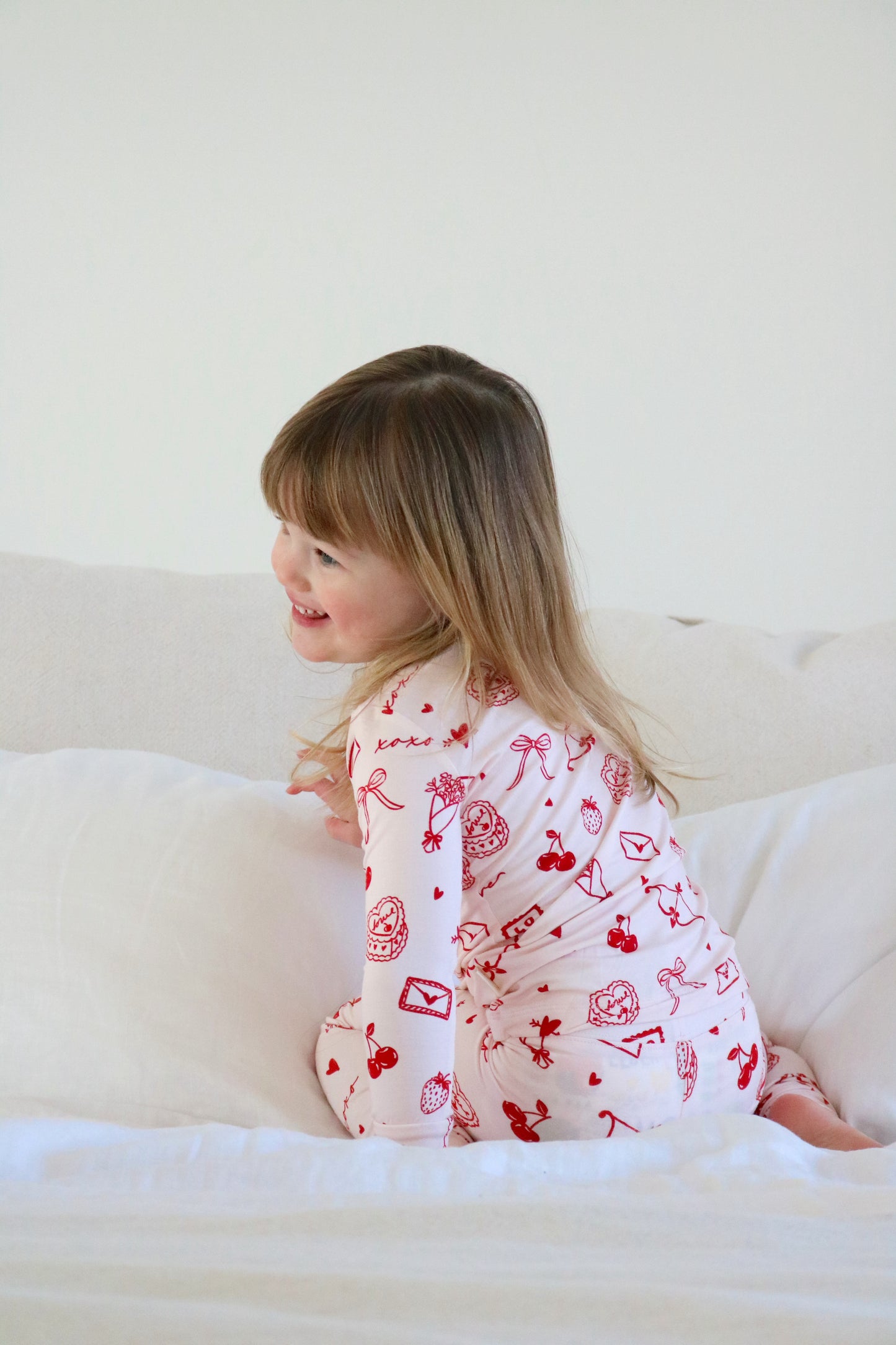 Love Letters Two Piece Bamboo Pajamas