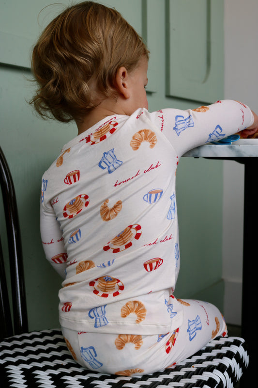 Brunch Club Two Piece Bamboo Pajamas