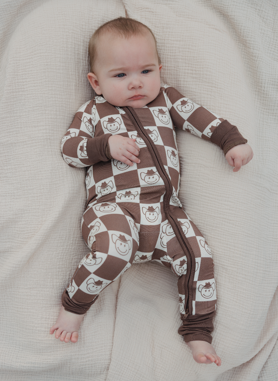 Howdy Cowboy Bamboo Zip Pajamas