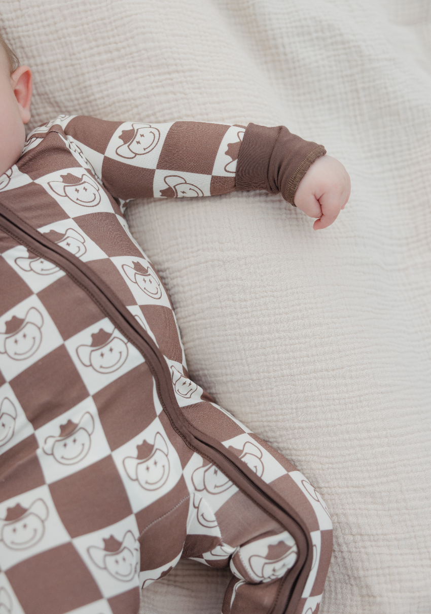 Howdy Cowboy Bamboo Zip Pajamas