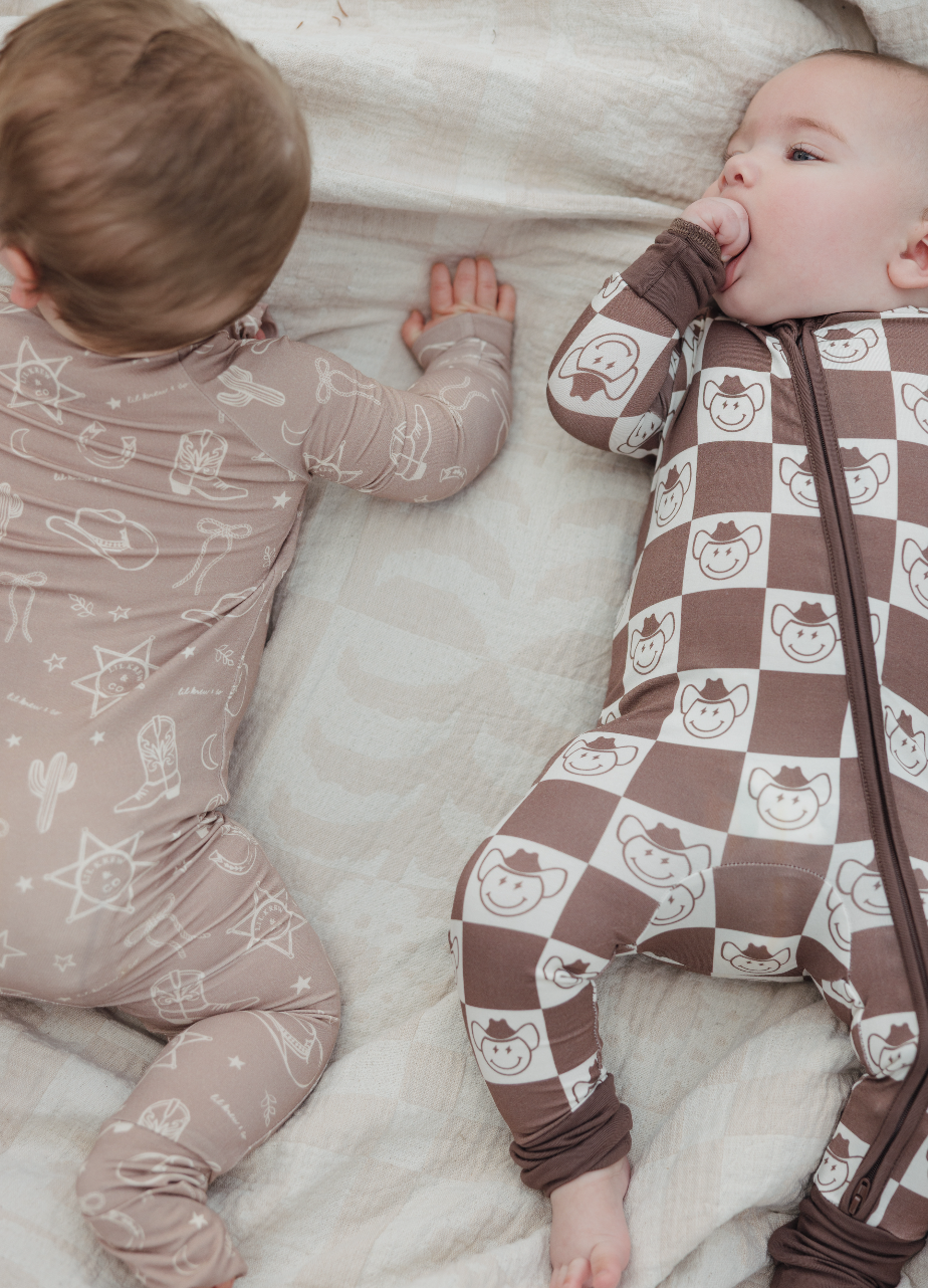 Howdy Cowboy Bamboo Zip Pajamas