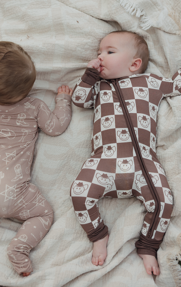 Howdy Cowboy Bamboo Zip Pajamas