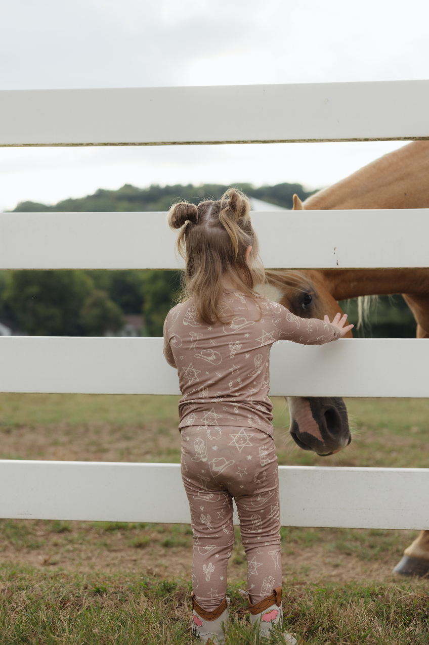 Rodeo Dreams Two Piece Bamboo Pajamas
