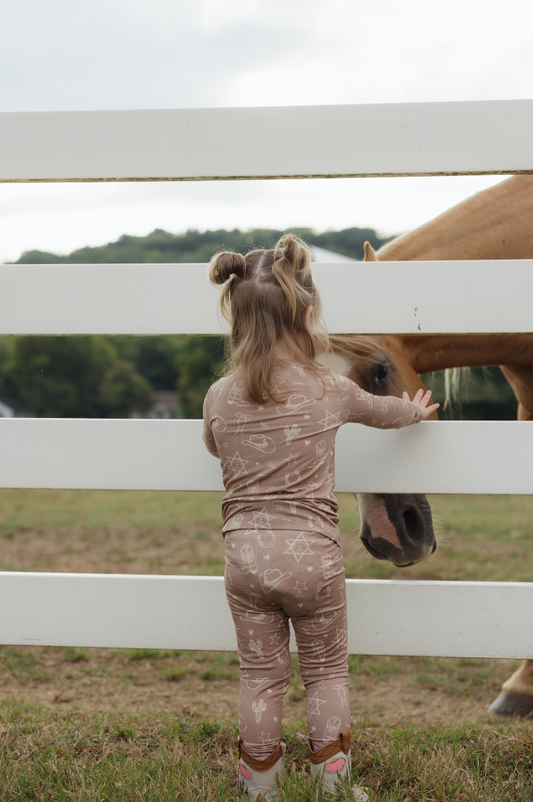 Rodeo Dreams Two Piece Bamboo Pajamas