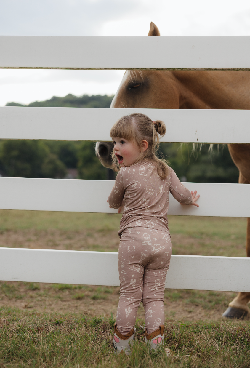 Rodeo Dreams Two Piece Bamboo Pajamas