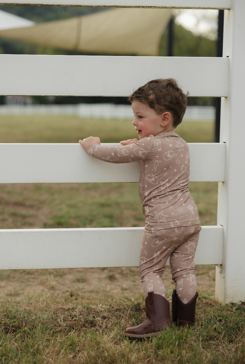 Rodeo Dreams Two Piece Bamboo Pajamas