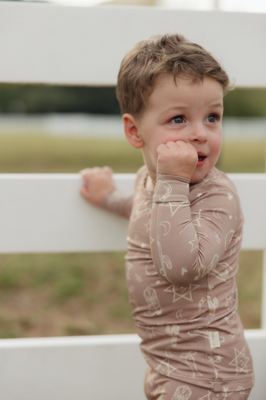 Rodeo Dreams Two Piece Bamboo Pajamas