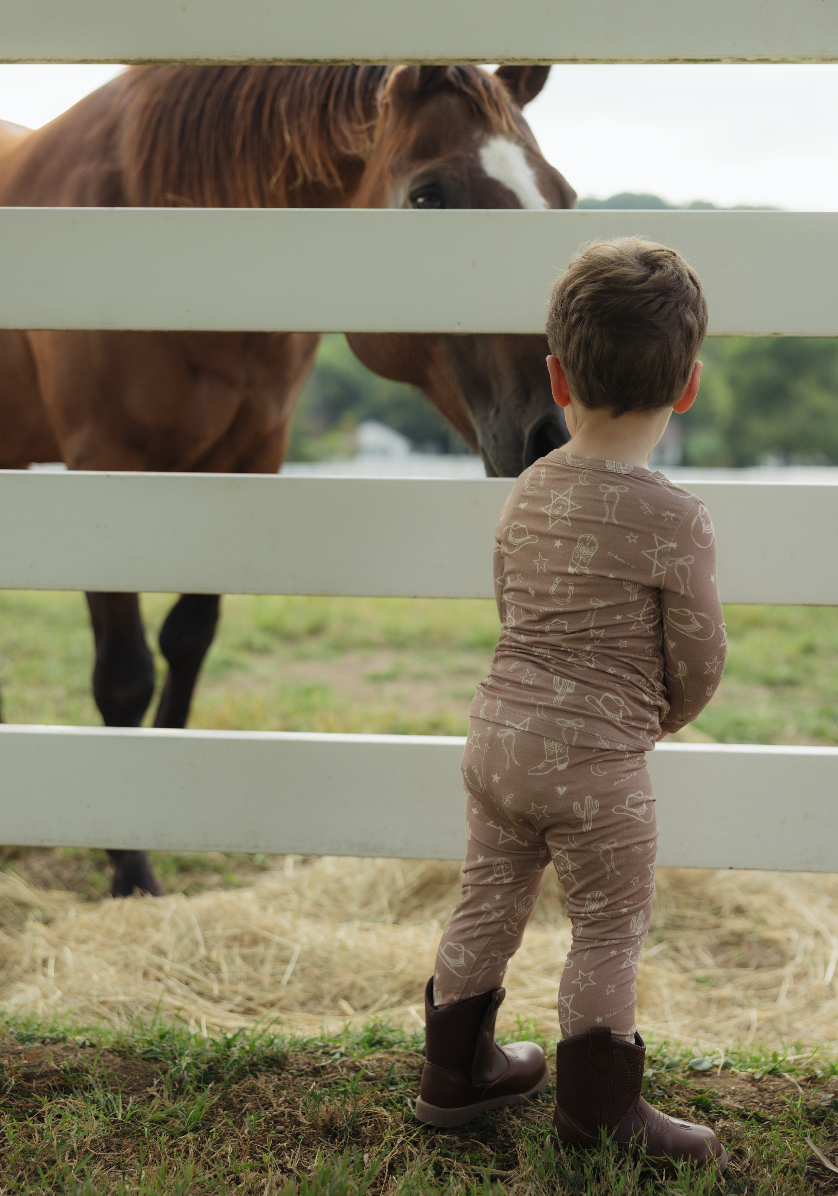 Rodeo Dreams Two Piece Bamboo Pajamas