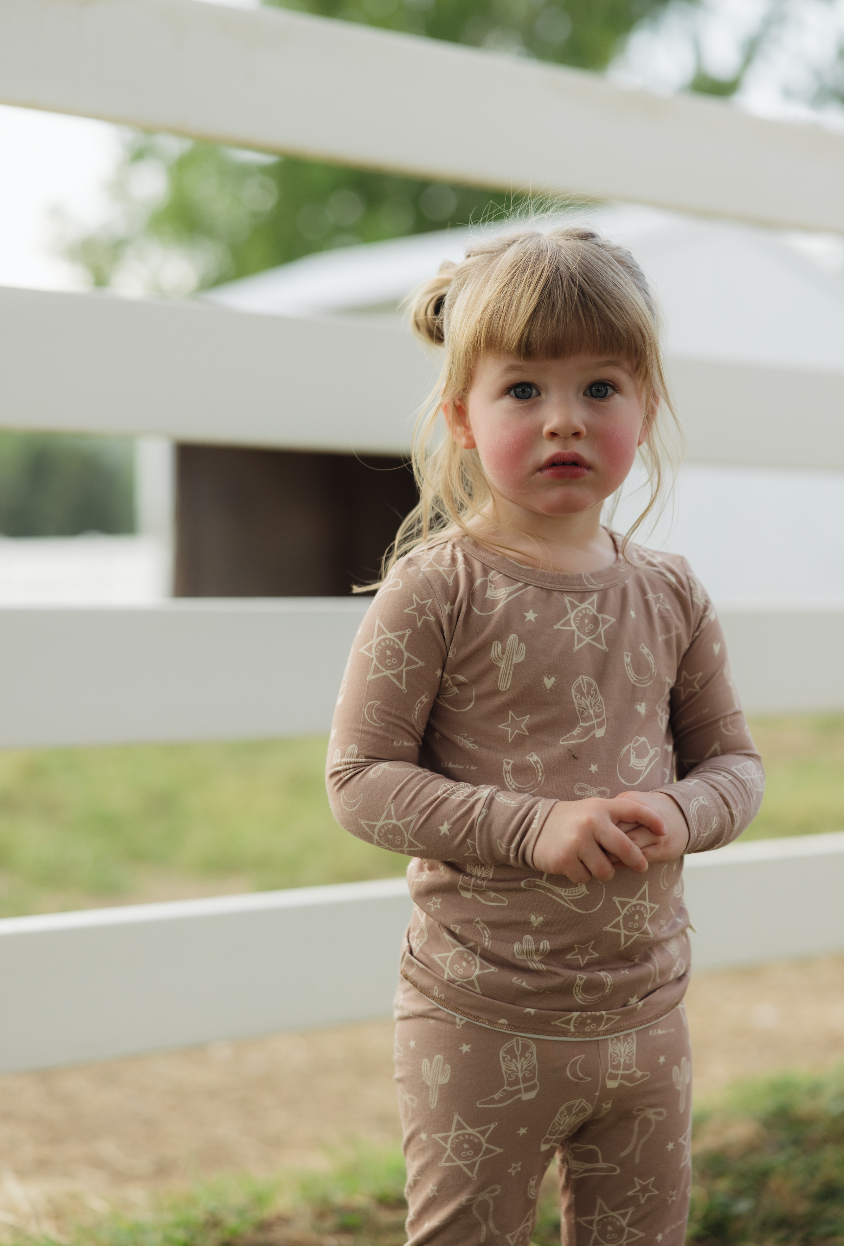 Rodeo Dreams Two Piece Bamboo Pajamas