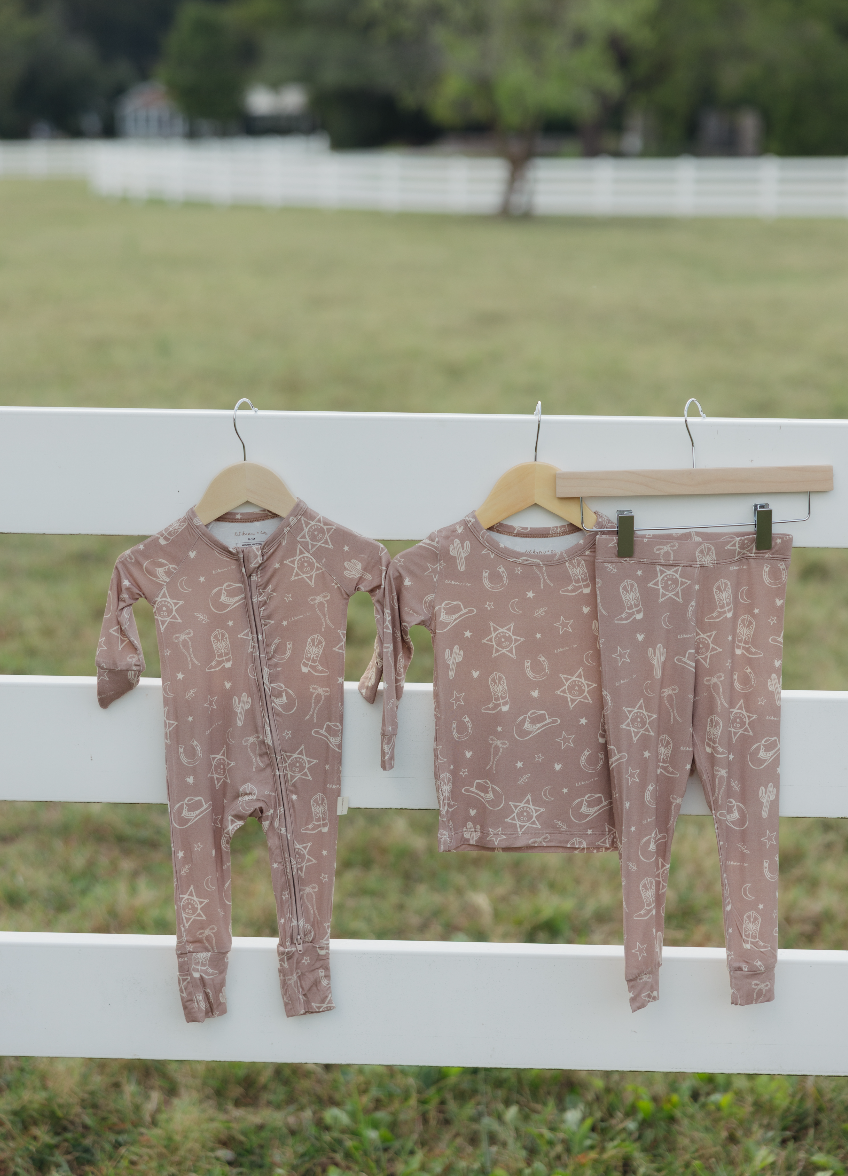 Rodeo Dreams Bamboo Zip Pajamas