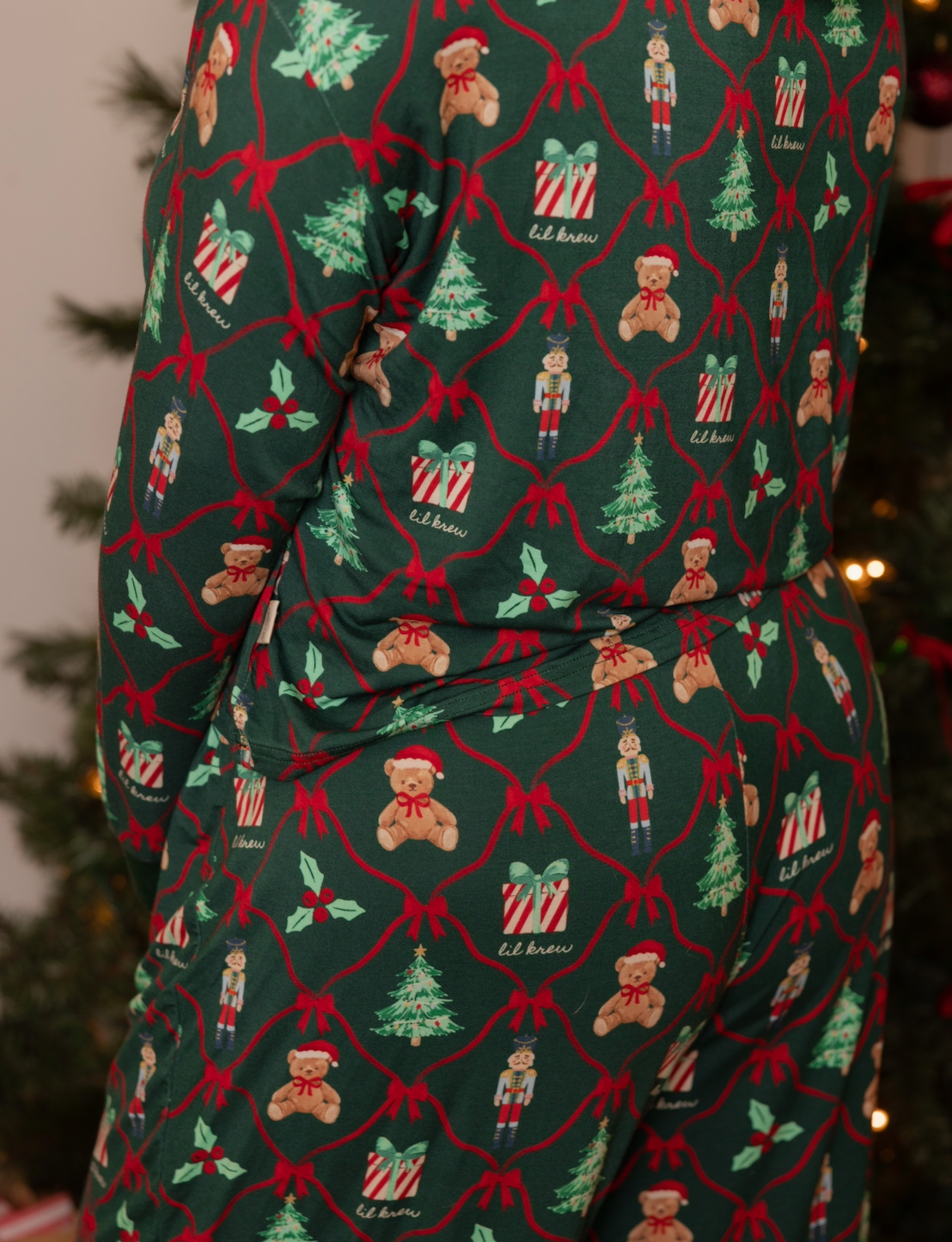 Bear-y Christmas Women's Bamboo Two Piece Pajamas Set