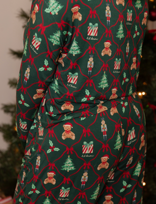 Bear-y Christmas Women's Bamboo Two Piece Pajamas Set