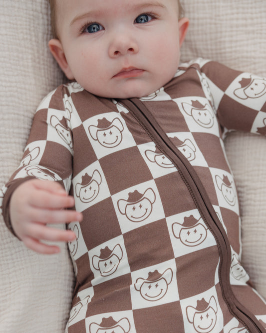 Howdy Cowboy Bamboo Zip Pajamas